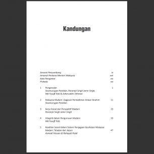 Malaysia Madani: Kerangka dan Pengisian (Soft Cover)